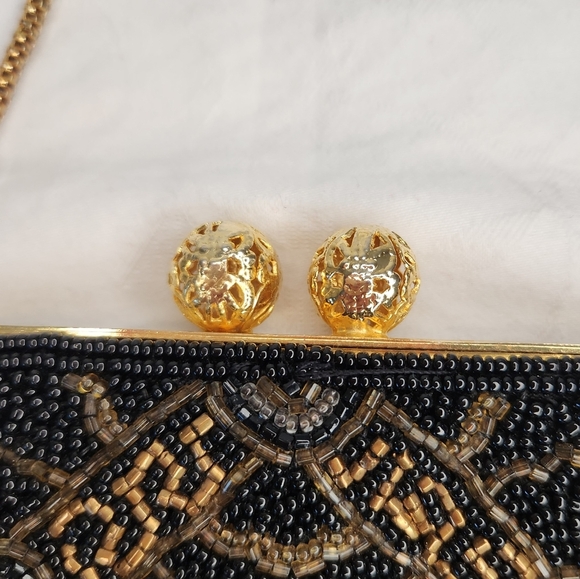Walborg 40s Beaded Clutch Purse - Picture 4 of 11